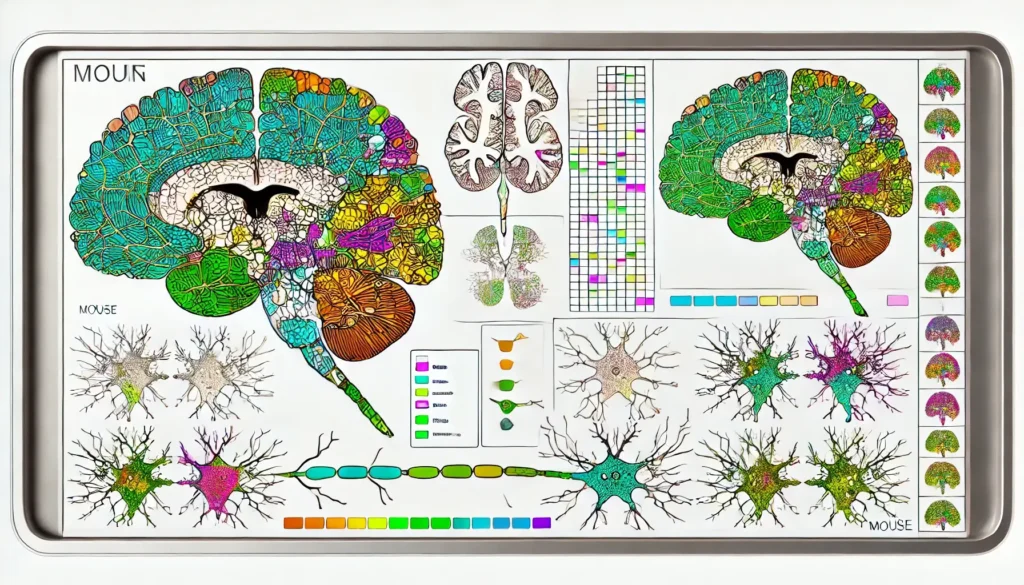 Mapa Celular Do Cérebro De Um Camundongo